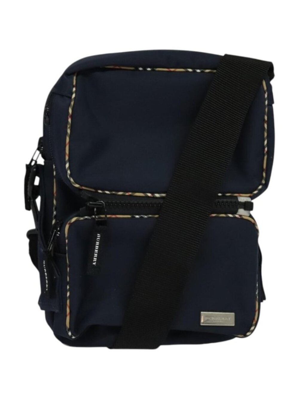 BURBERRY Shoulder Bag Nylon Navy